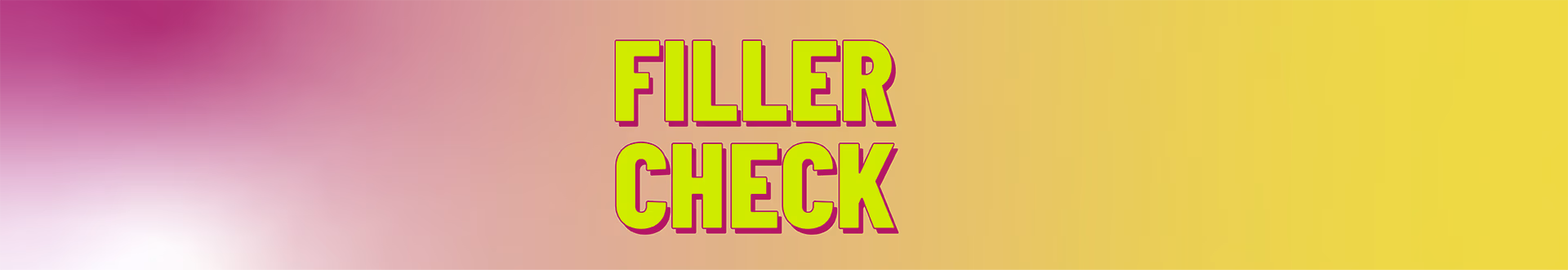 Fillercheck banner met logo